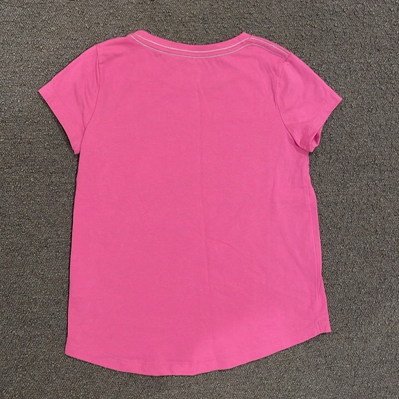 Lot of 2 Cat & Jack short sleeved glitter graphic tee in size 7/8 - Picture 6 of 10